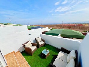 Comfort-Bungalow, Meerblick | Blick vom Balkon