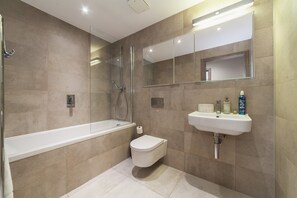 Shower, hair dryer