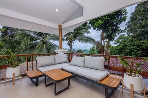 Design Villa, 2 Bedrooms, Terrace, Sea View | Terrace/patio - BOHO Boutique Bungalows (Ko Pha-ngan)