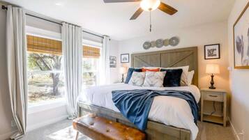 4 bedrooms, iron/ironing board, travel crib, free WiFi