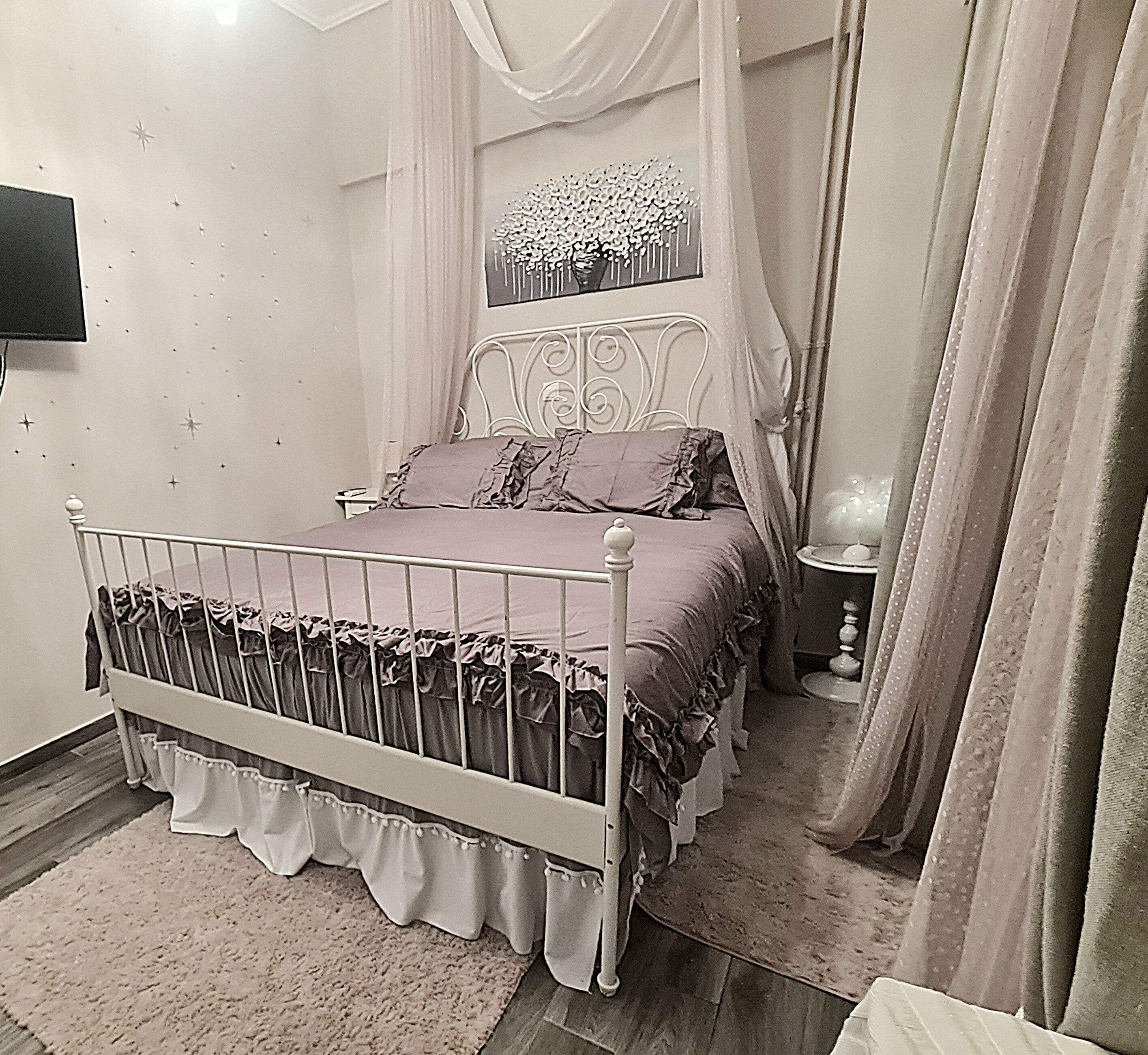 1 sovrum, skrivbord, strykjärn/strykbräda och gratis wi-fi