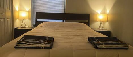2 dormitorios, tabla de planchar con plancha, wifi y ropa de cama