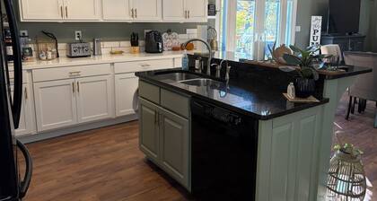 One of a kind 4-bedroom barndominium in Warsaw, Ohio on 23 wooded acres.