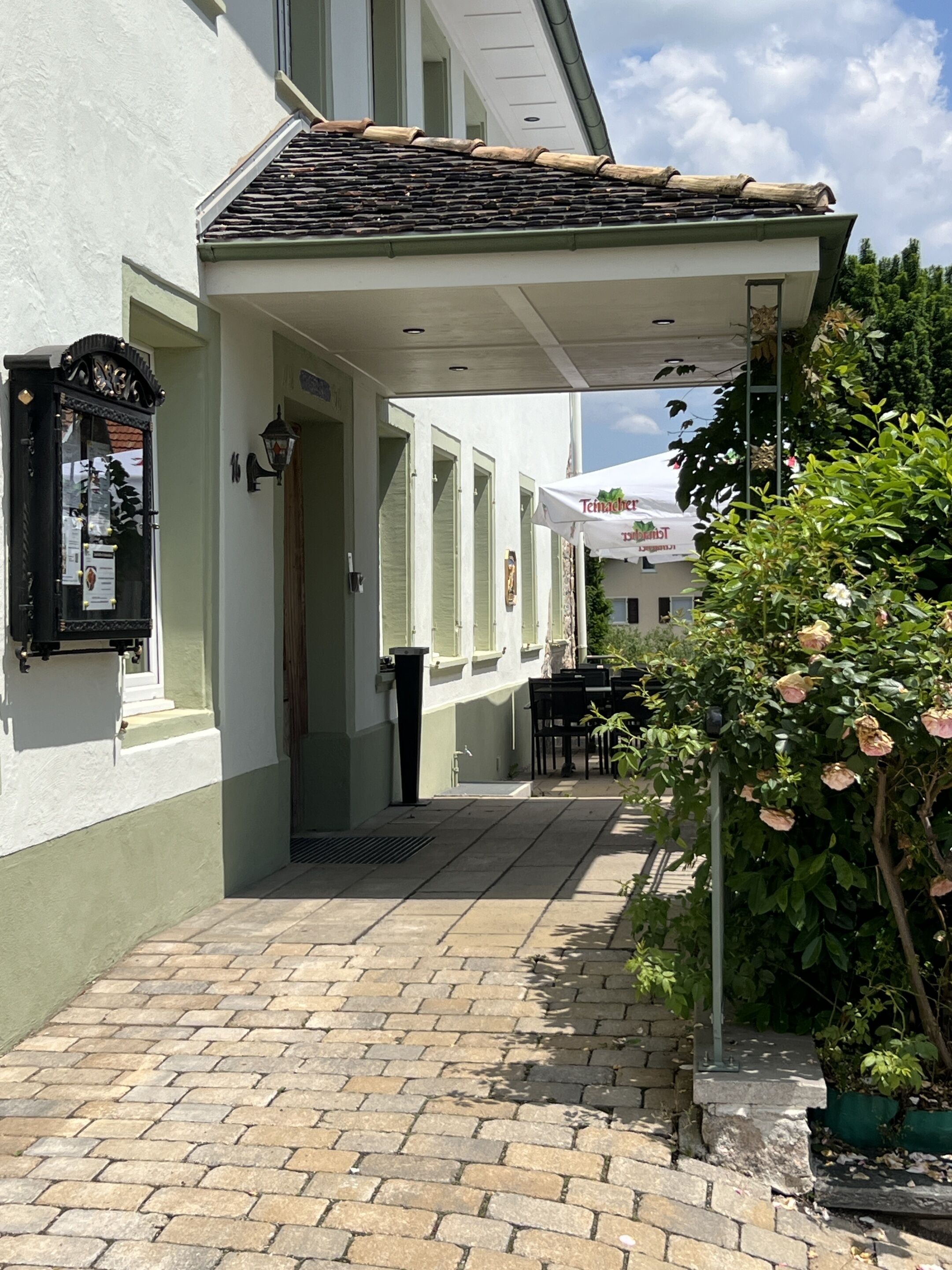 Entrada de la propiedad