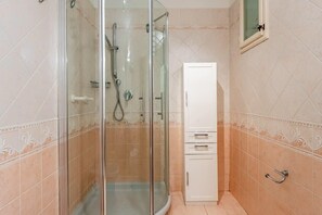 Shower, hair dryer