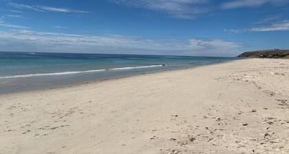 Waves & Whispers at Normanville. Beachside home.