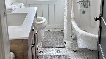 Towels, soap, toilet paper