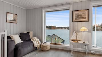 Smart-tv och eldstad