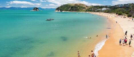 Beach nearby, beach towels