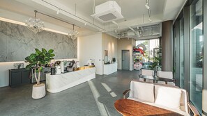 Check-in/check-out kiosk