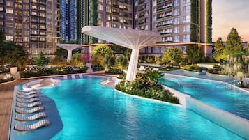 Front of property - evening/night