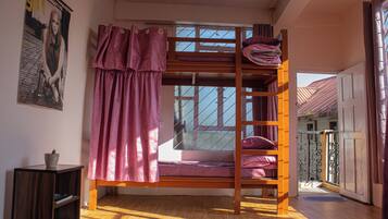 Memory-foam beds, free WiFi, bed sheets