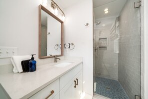 Hair dryer, towels
