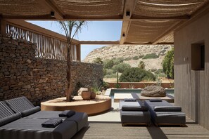 The "Artist Nest" Exclusive Villa | 2 Ensuite Bedrooms & Private Heated Pool | Terrace/patio - ADĀMA - A Signature Collection by Zálo Spaces (Adults Only) (Faistos)