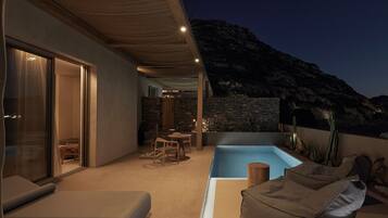 Luxury Suite, Lanai, Pool View | Terrace/patio