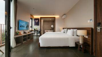 Premium-Doppel- oder -Zweibettzimmer, Badewanne