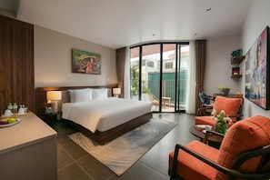 1 bedroom, premium bedding, pillow-top beds, minibar