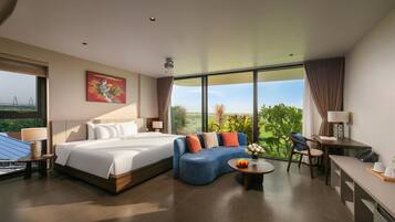 Doppel- oder Zweibettzimmer, Badewanne, Gartenblick | Hochwertige Bettwaren, Pillowtop-Betten, Minibar, Zimmersafe