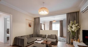 Familie appartement, 3 slaapkamers, uitzicht op de stad | Woonruimte