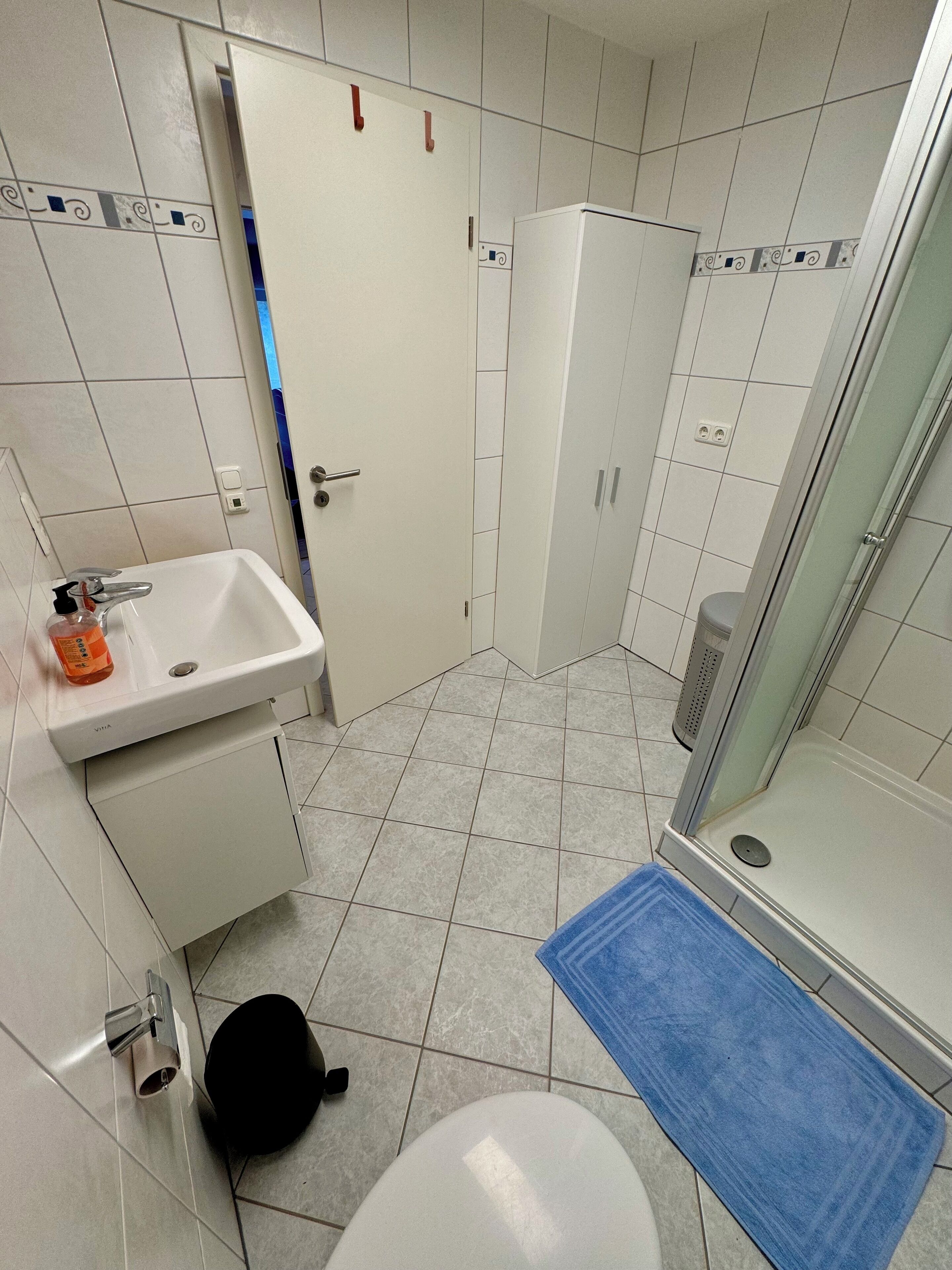 Handdoeken, zeep, toiletpapier