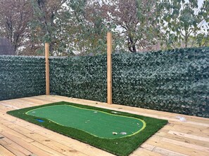 Property grounds - Lake Greenbelt Getaway ★ Patio Golf-Putt • King & Queen Beds • Travel Crib (Round Rock)