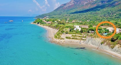 Beachfront Villa Rania with private pool