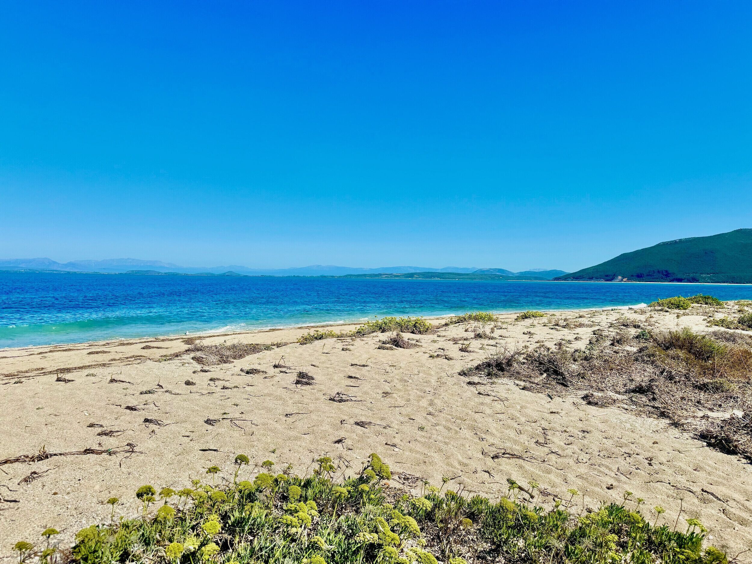 Una spiaggia nelle vicinanze