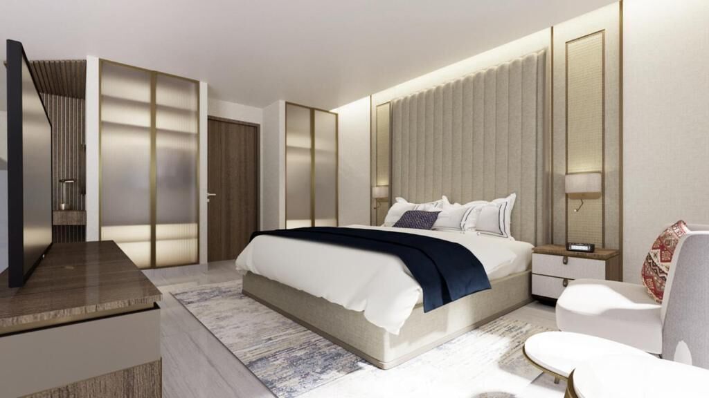 Hypoallergeen beddengoed, een gratis minibar, een kluis op de kamer