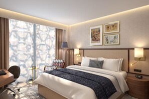Hypo-allergenic bedding, free minibar, in-room safe, desk - Makarem Burj Al Madinah Hotel and Suites (Madinah)