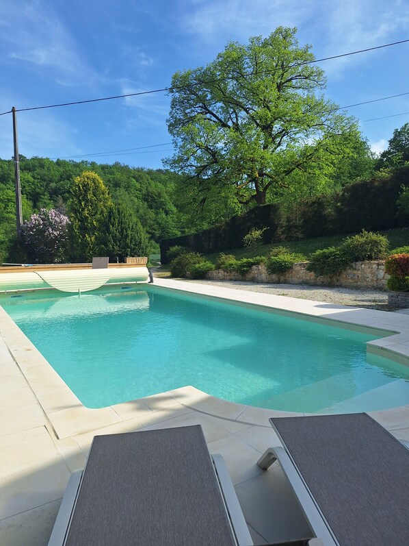 Una piscina climatizada