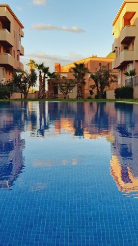 Rental Luxury Duplex Apartment with Garden, in Residence with Swimming Pools