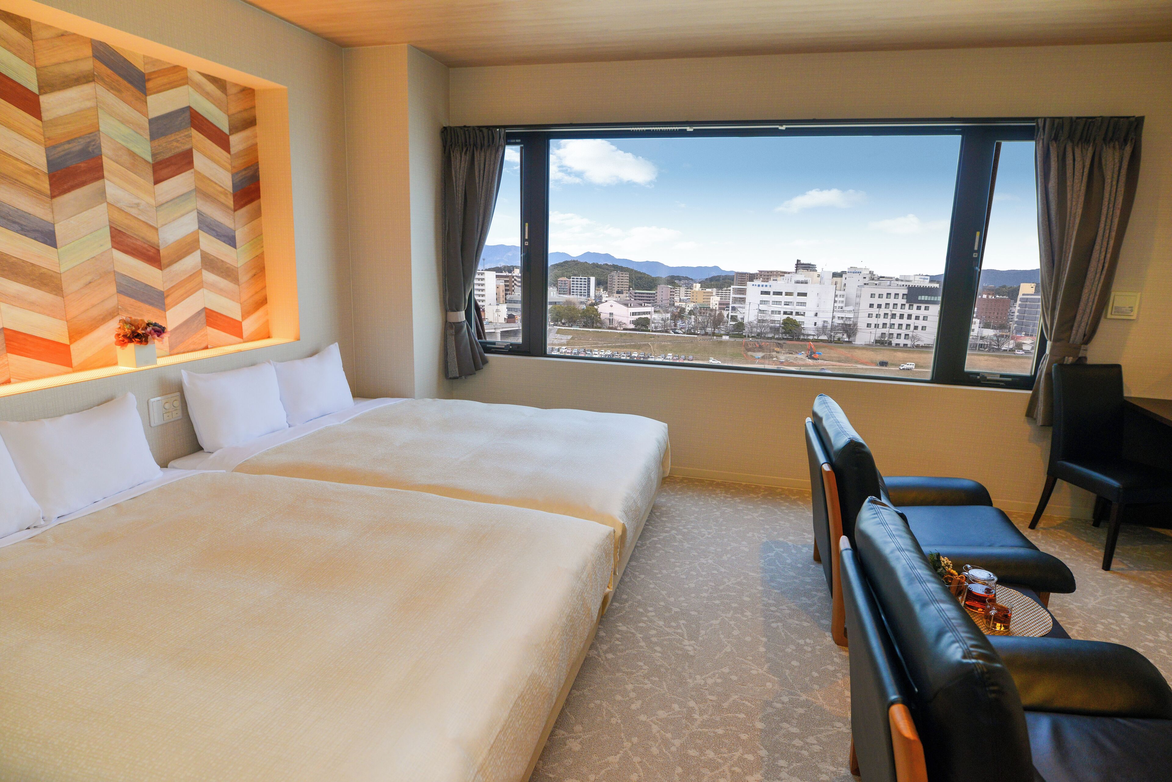 [Renovated]Deluxe Twin Room, Non Smoking | Select Comfort beds, desk, blackout drapes, free WiFi