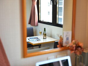 Down comforters, desk, blackout drapes, free WiFi
