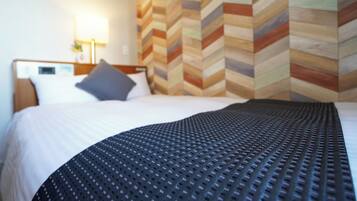 Desk, blackout curtains, free WiFi, bed sheets