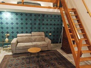 Living area - Piazzetta 4 - Holiday Home (Napoli)