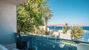 Deluxe-lejlighed - 3 soveværelser - balkon - havudsigt | Balkon