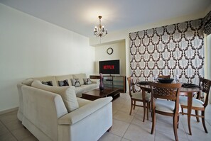 Villa, 4 Bedrooms, Smoking, Private Pool | Living room - Beachfront 3 BDR Villa With Pool (Pyla)