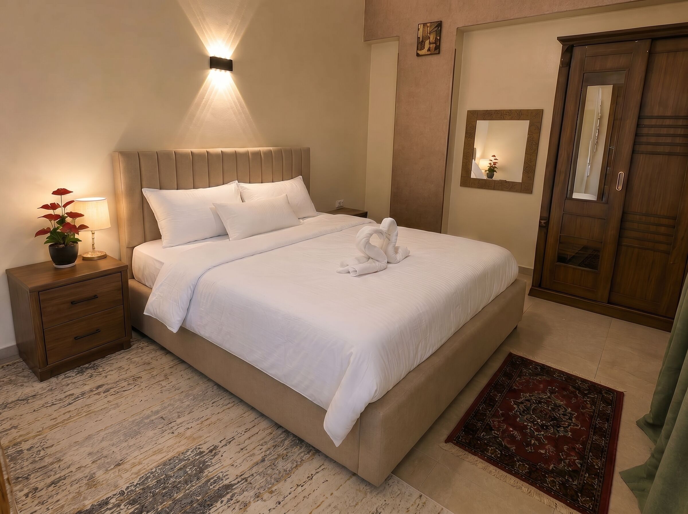 Royal Studio Suite, 1 Queen Bed, Smoking, Garden View