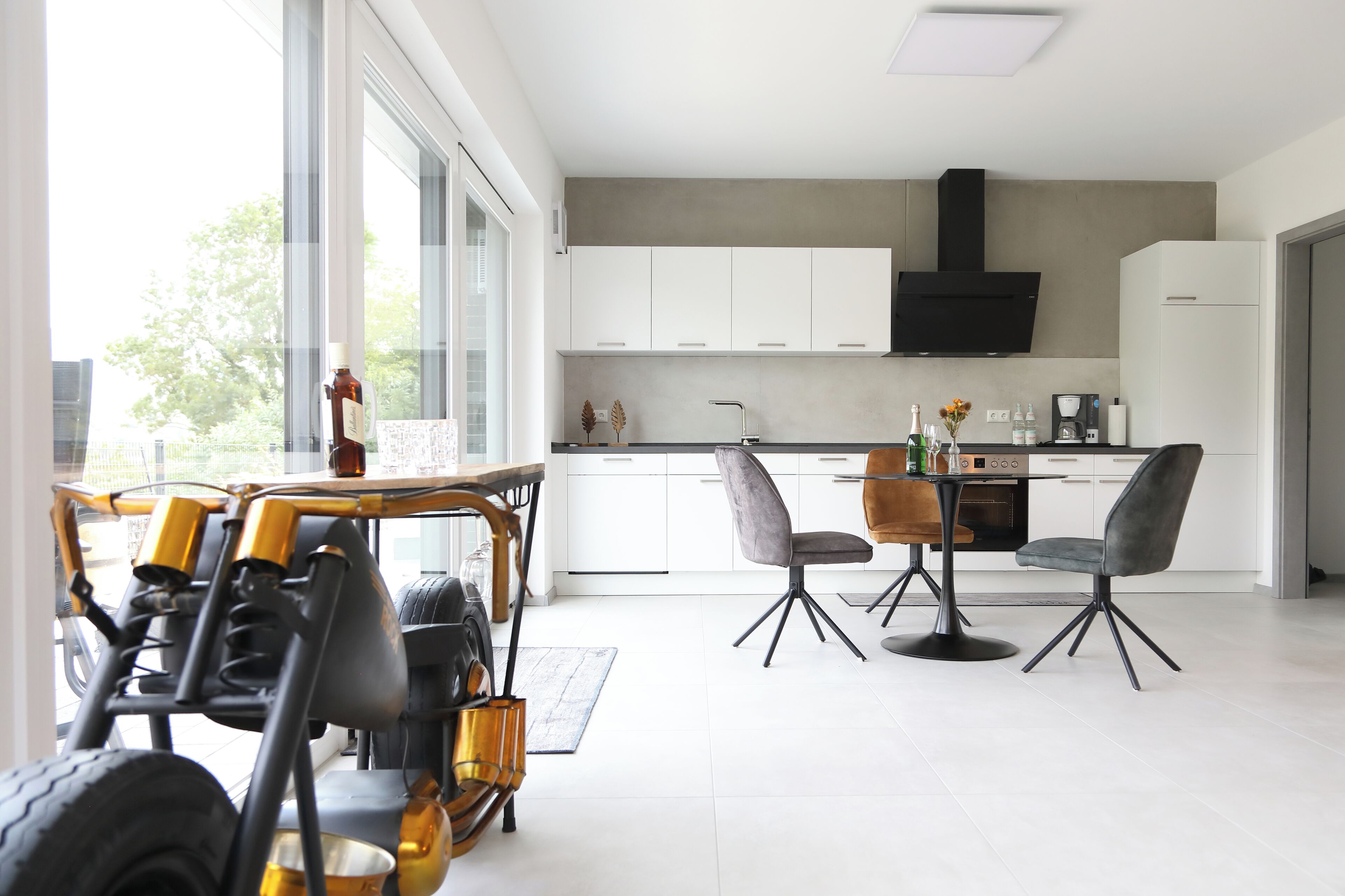 Kühlschrank, Herdplatte, Geschirrspüler