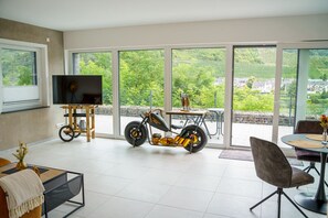 Interior - Vacation apartment Loft1 with a fantastic panoramic view of the Moselle in Treis-Karden near Cochem (Treis-Karden)