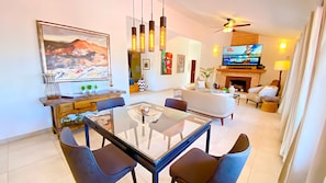 House, 1 Bedroom, Smoking, Balcony | Living room