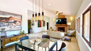 House, 2 Bedrooms, Smoking, Balcony | Dining room