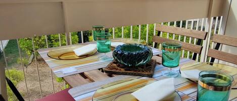 Superior Studio Suite, Garden View | Terrace/patio