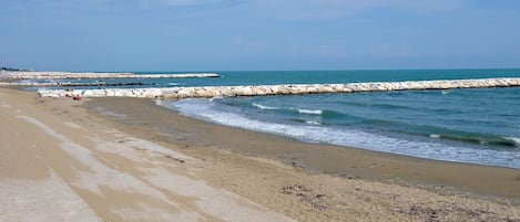 Sun loungers, beach towels