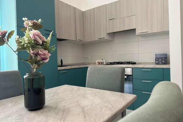 City Apartment, Terrace | Private kitchen | Full-size fridge, oven, stovetop, espresso maker