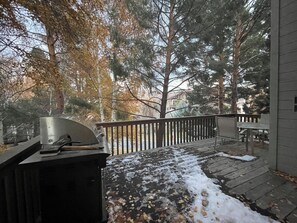 Outdoor dining - Wonderfull townhome at Elkhorn in Sun Valley. (Sun Valley)