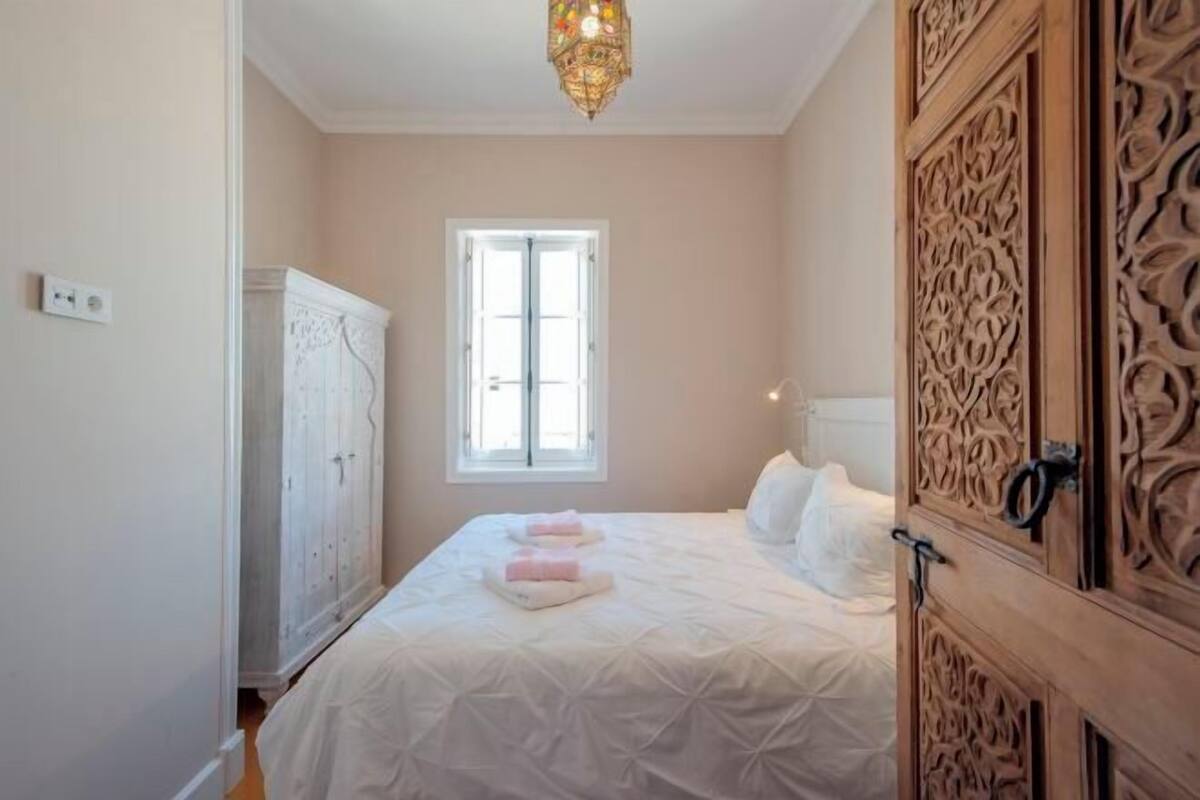 Down comforters, memory foam beds, in-room safe, individually decorated