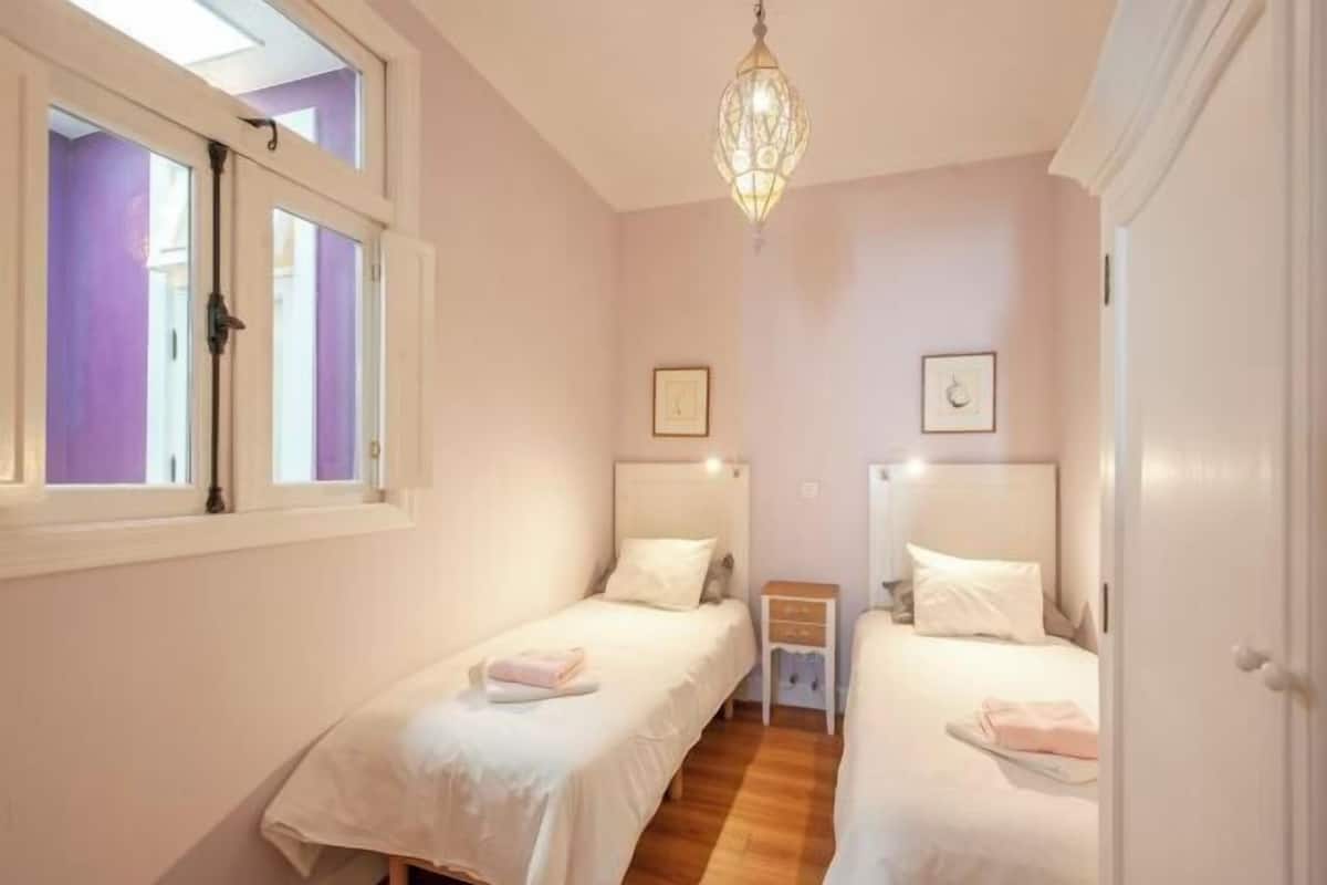 Down comforters, memory foam beds, in-room safe, individually decorated