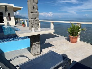 Penthouse Luxe, vue plage | Terrasse/Patio