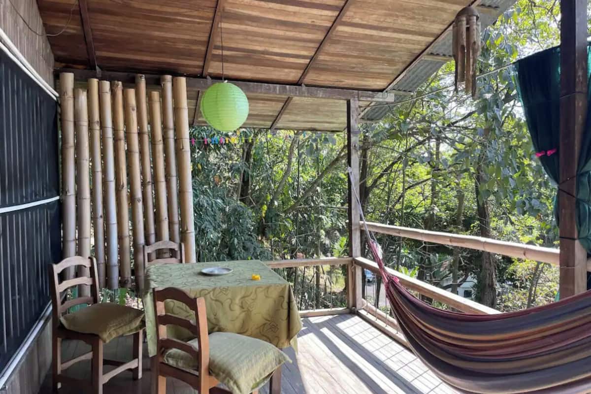 Comfort boomhut, balkon, uitzicht op zee | Gratis wifi